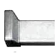 Ввод во внутренний блок кондиционера для короба DKC 70х40 мм, правый